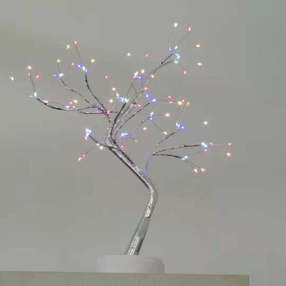 New Colored Light, Starry Sky LED, Copper Wire, Rice Tree Lamp - Image 3