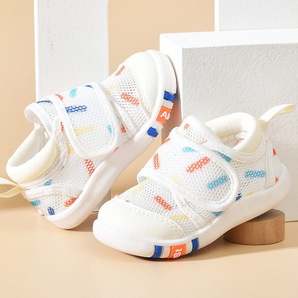 Baby Sandals Men's Summer Toddler  0 1-2 Years Old Baby Non-slip Soft Bottom Infant Mesh Surface Shoe - Image 6