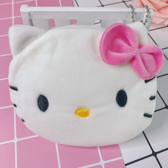 Cartoon Female Cute Student Portable Mini Plush Earphone Key Coin Purse - Image 7
