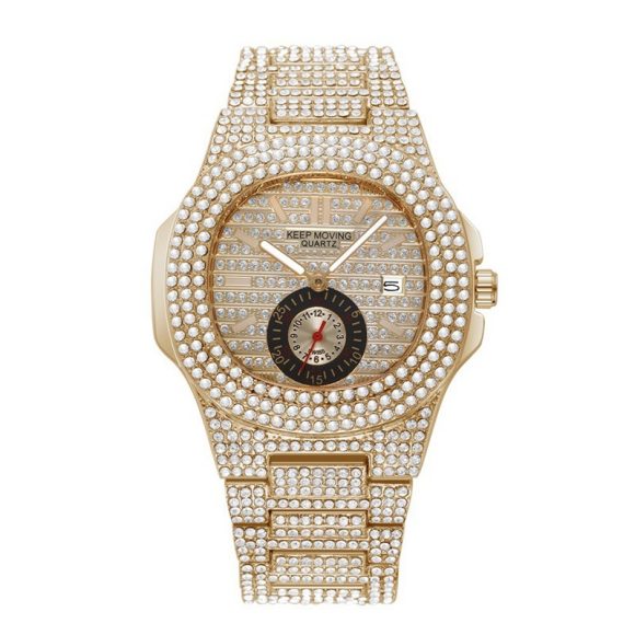Couple Watch Fashion And Fully-jewelled Calendar Quartz - Image 3