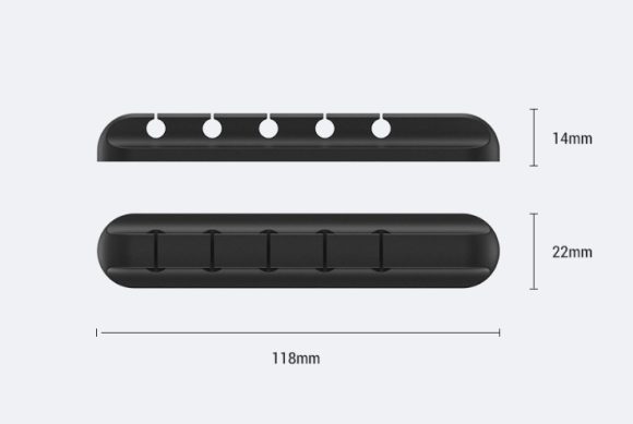 Silicone USB Cable Winder Desktop Cable Organizer Management Multipurpose Clips Cables Protector For Wired Headphones - Image 3