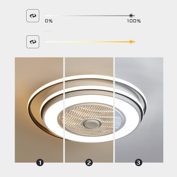 Bedroom Led Ceiling Fan Light Dining Room Home - Image 5