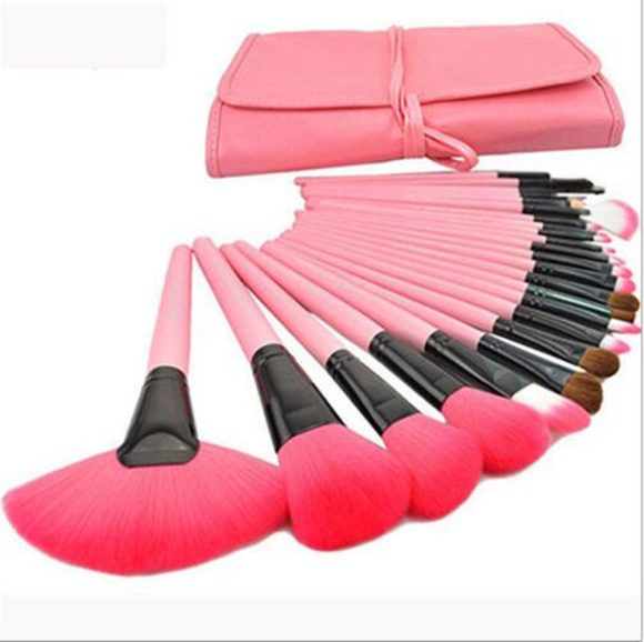 24 Logs Black Makeup Brush Set Brush Beauty Tools Make-up Makeup Brush Set - Image 4
