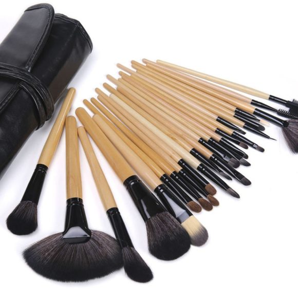 24 Logs Black Makeup Brush Set Brush Beauty Tools Make-up Makeup Brush Set - Image 5