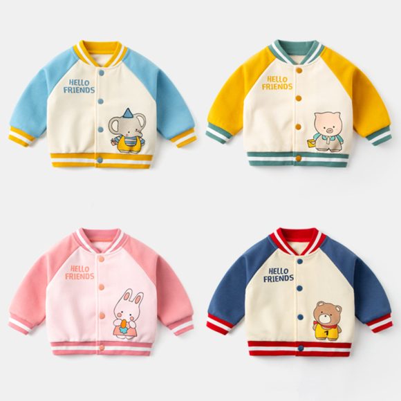 Baby jackets, children's clothing, girls' tops, newborn clothes - Image 7