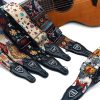 Guitar bass strap embroidery thickening and widening