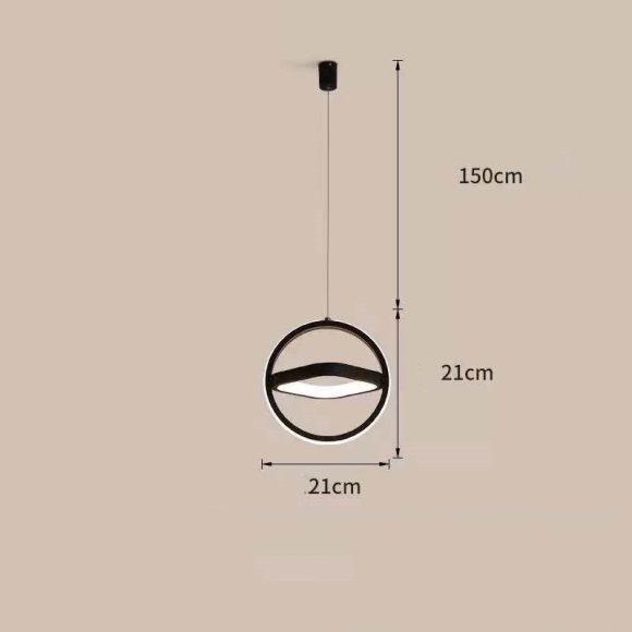 Bedside Chandelier Bedroom Dining Room Bar Long Line Single Head - Image 2