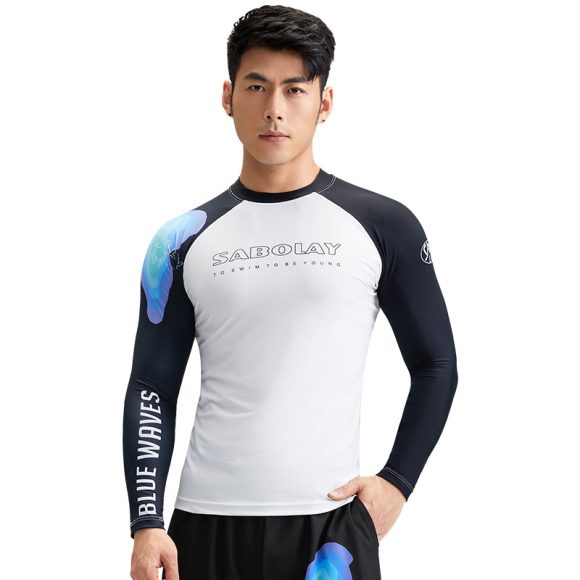 Men's Split Swimsuit Swim Trunks Protection UPF Surfing Suit - Image 3