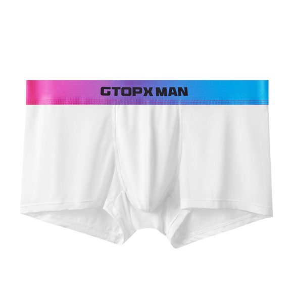 Men's Ice Silk U Convex Low Waist Thin Summer Gradient Boxers - Image 2