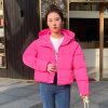 Women's Simple Casual Hooded Short Down Jacket - Image 2
