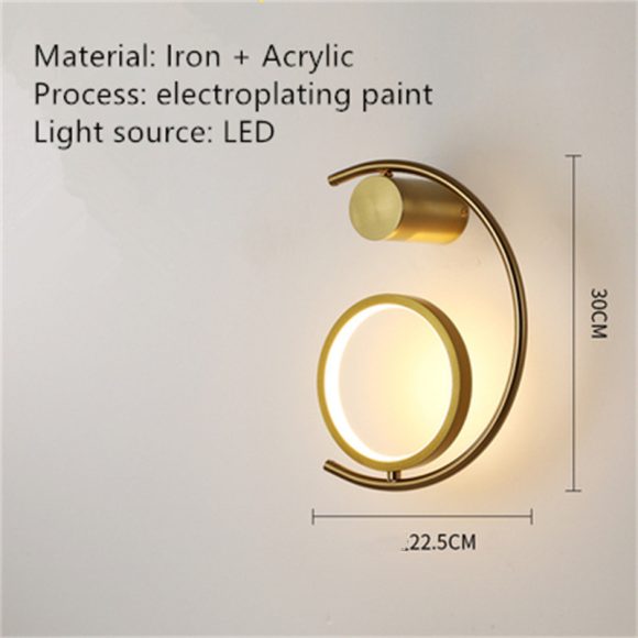 Modern Minimalist Light Luxury Creative Design Wall Lamp - Image 3