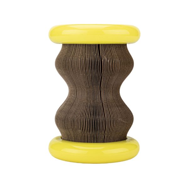 Pet Toy Magic Organ Corrugated Paper Wheel Cat Scratching Board Powder - Image 2