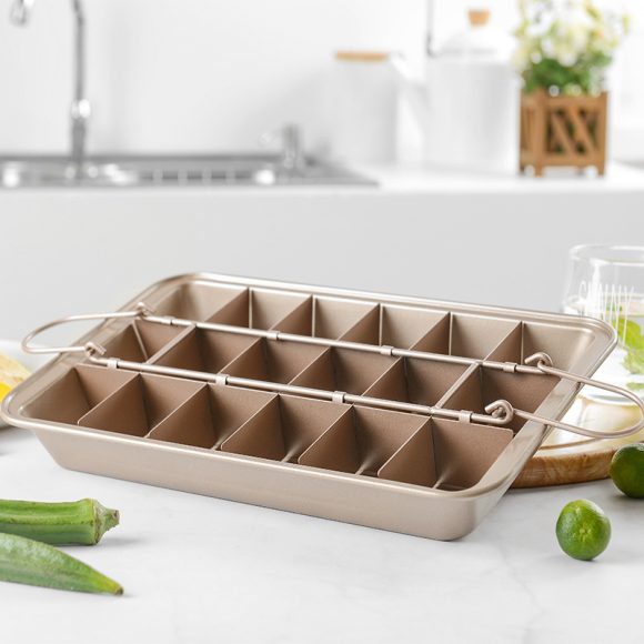 Kitchen Solid Bottom Thickened Square Brownie Pan Home Bakery - Image 4