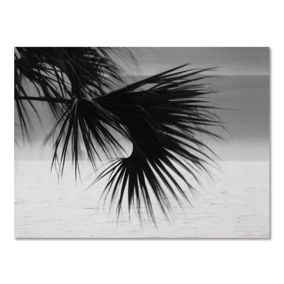 Nordic Modern Black And White Seaside Landscape Holiday Surfing Background Wall Poster Frameless Painting - Image 5