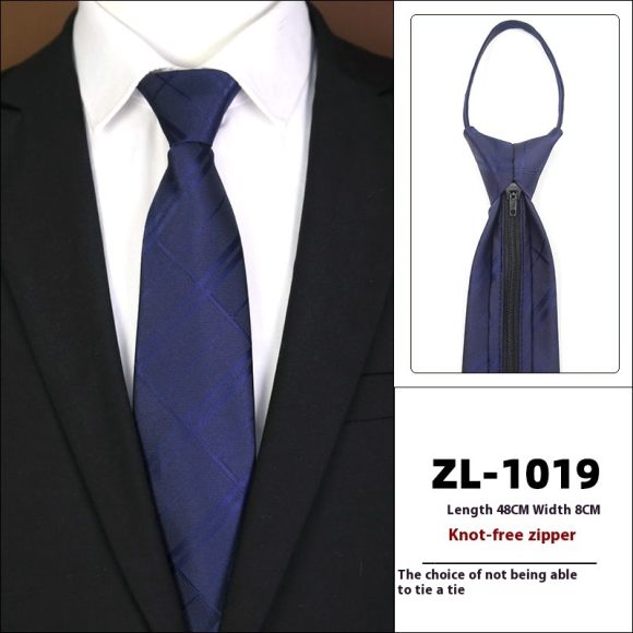 Men's Formal Wear Business Zipper Tie-free - Image 10
