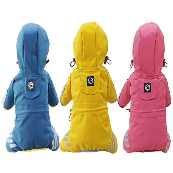 Dog Raincoat Full Package Four Feet Waterproof Rain Cape Pet Products - Image 6