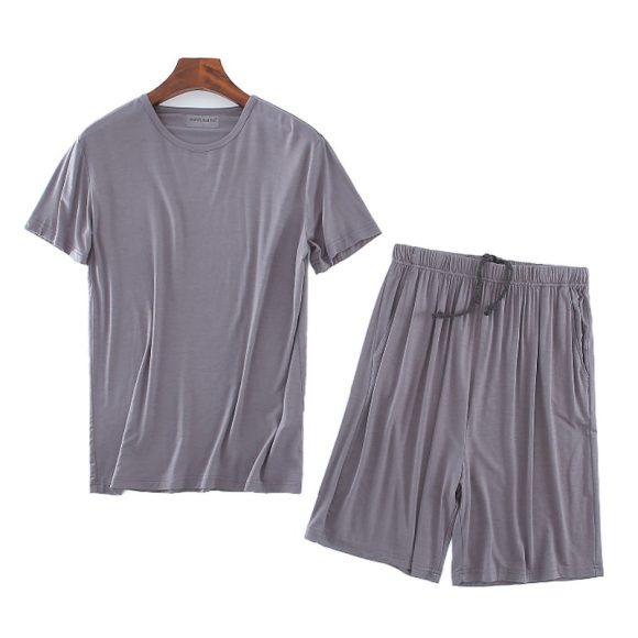 Men's Short Sleeved Shorts Set For Sports And Leisure - Image 4