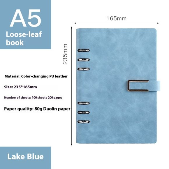 A5 Notebook Loose-leaf Removable Notepad Business Office Meeting - Image 5