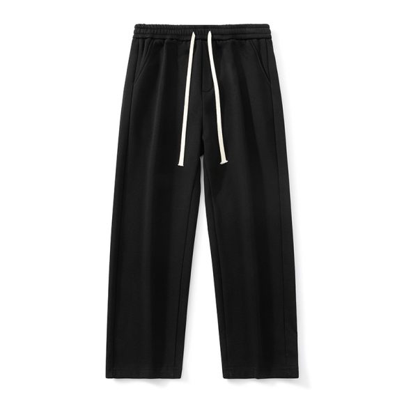Autumn And Winter Velvet Padded Casual Pants Loose Straight - Image 5