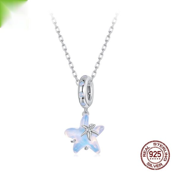 S925 Silver Fantasy Starfish Pendant Diy Bracelet Beads - Image 3