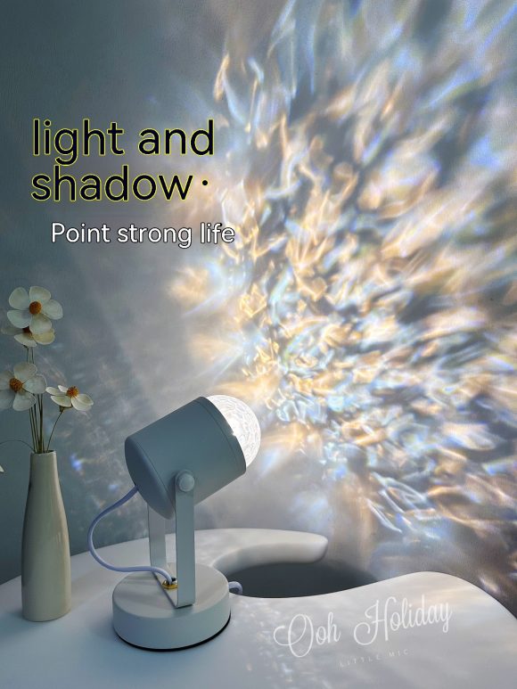 Dynamic Water Ripple Ambience Light Light And Shadow Atmosphere Table Lamp - Image 3