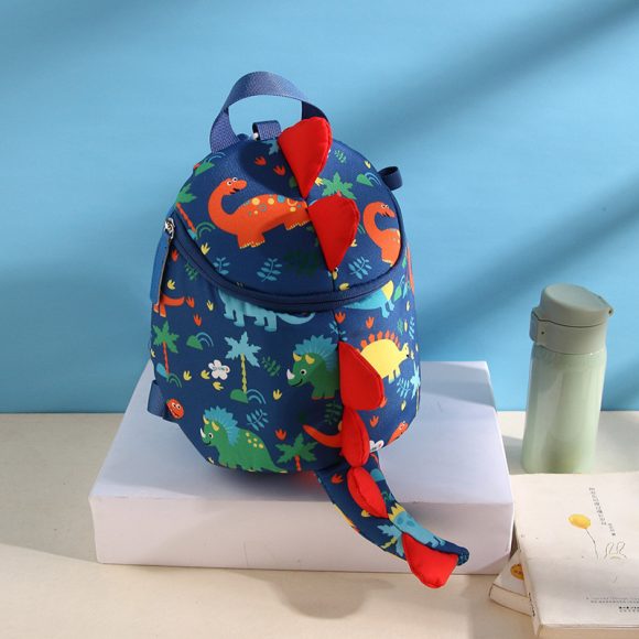 Children's Anti-lost Cartoon Dinosaur School Bag Kindergarten Backpack - Image 4