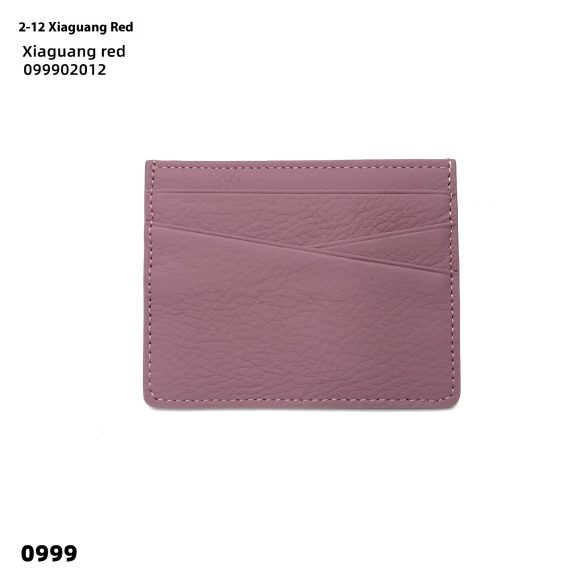Leather Oil Edge Oblique Thin Bank Card Holder Soft Cowhide Document Package - Image 4