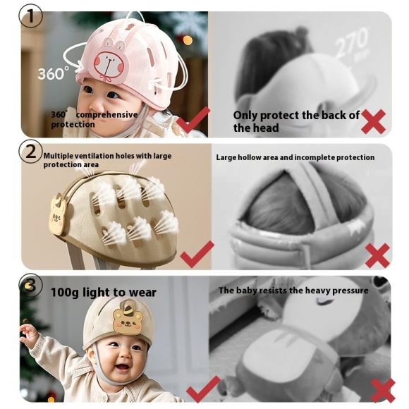 Baby Fall Protection Cap Learn To Walk Anti-fall Helmet - Image 6