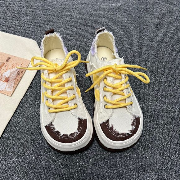 Mango Head Platform White Shoes - Image 3