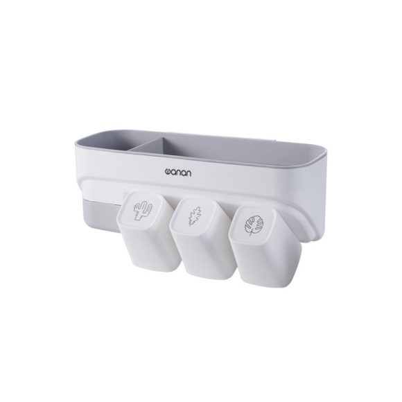 Suction Wall-mounted Multifunctional Washing Cup Holder Set - Image 5