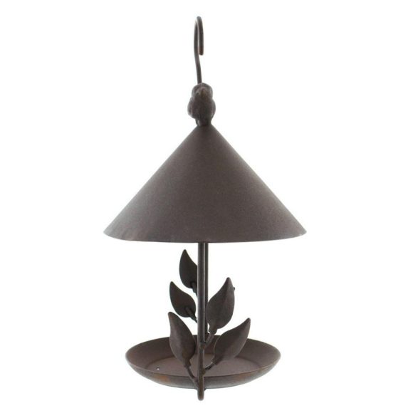 American made old wrought iron bird feeder - Image 3