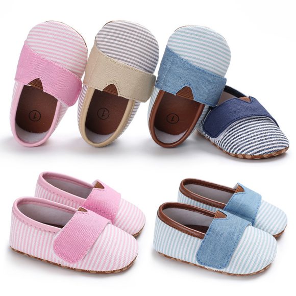 Striped Baby Shoes Baby Shoes Soft Sole Toddler Shoes - Image 6