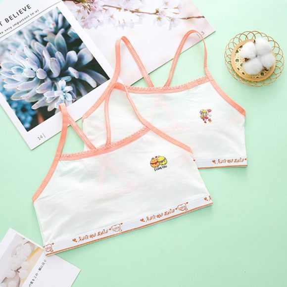 Primary School Students Development Period Girls Bra Sports Children's Underwear Vest - Image 2