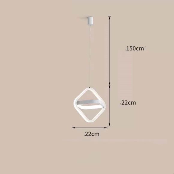 Bedside Chandelier Bedroom Dining Room Bar Long Line Single Head - Image 6