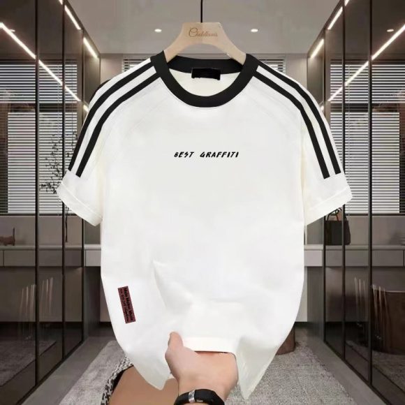 Men's Summer Thin Heavy Cotton Short Sleeve - Image 3