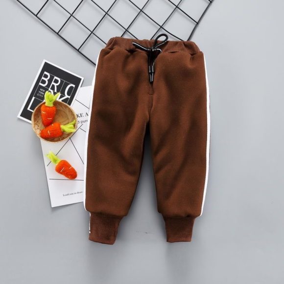 Baby winter clothing plus velvet pants - Image 2