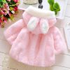 Samantha Rabbit Hood Coat - Image 5