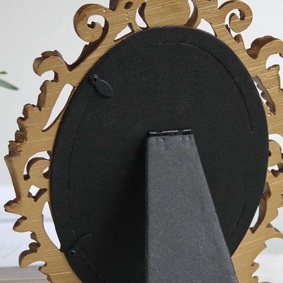 European oval resin photo frame - Image 6