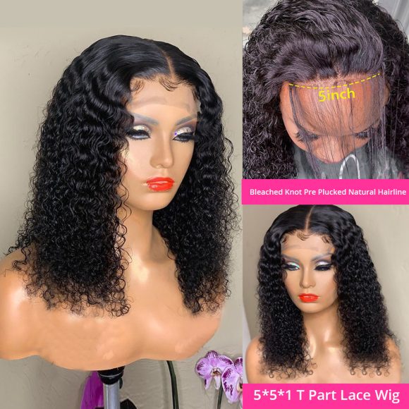 10A Short Brazilian Lace Front Bob Wig Human Hair - Image 5