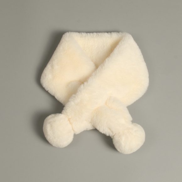 Pure Plush scarf winter warm scarf Korean girls baby boy decorative collar assembly warm scarf - Image 3