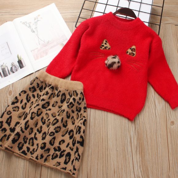 Children's knitted sweater suit - Image 4