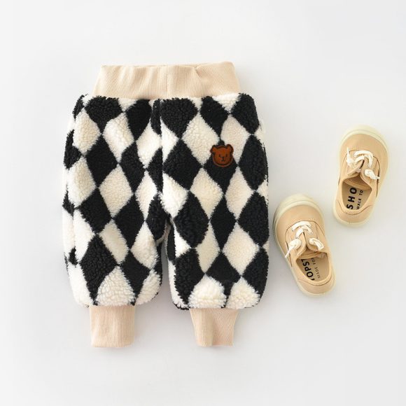 Baby Fleece Large PP Lamb Fleece Outer Wear Pants - Image 2