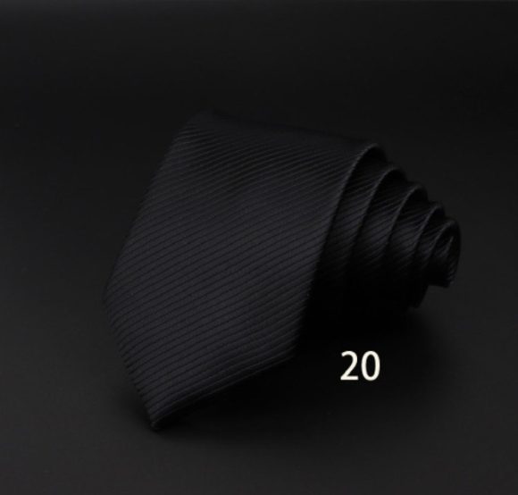 Men's Striped British Gentleman Polyester Fiber Tie - Image 9