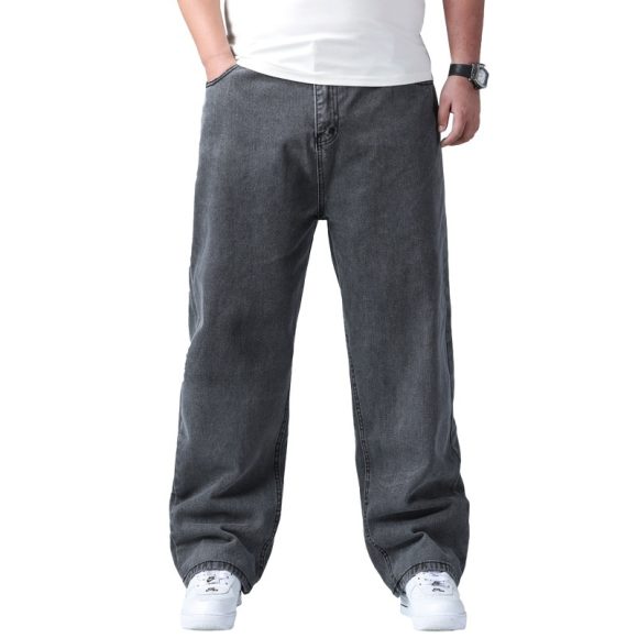 Straight Loose Plus Size Fatty Fat Brother XL Size Men's Clothing Wide Leg Daddy Pants - Image 7