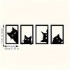 Black Cat Metal Wall Art Decoration Suit - Image 4
