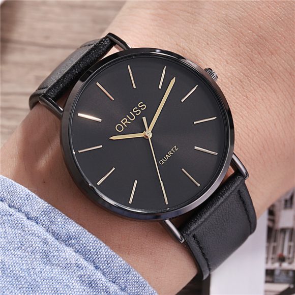 Men's Light Luxury Ultra-thin Belt Watch - Image 5