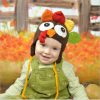 Thanksgiving hand-woven turkey hat