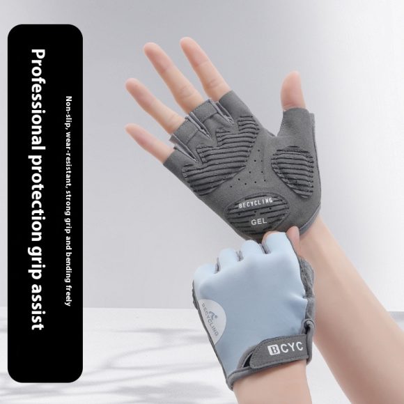 Thin Half Finger Exercise Anti Training Anti Slip Gloves - Image 2