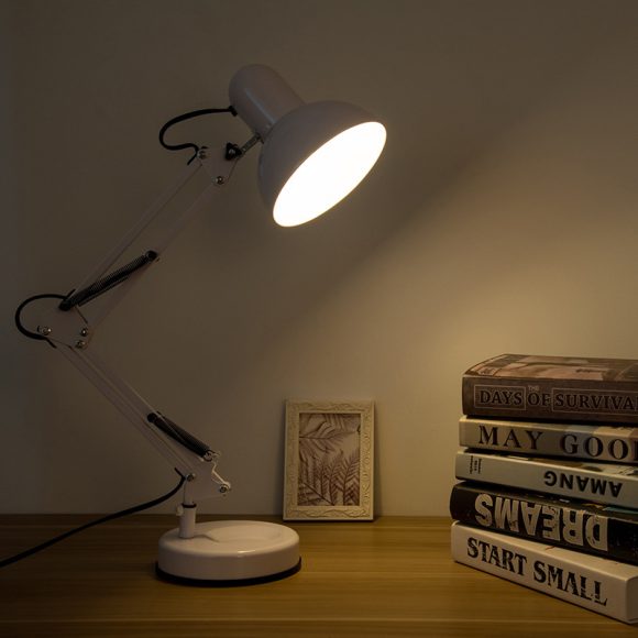 Modern LED Long Swing Arm adjustable classic desk Lamps E27 clip Table Lamp for - Image 5