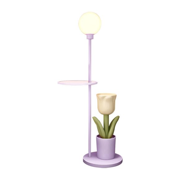 Tulip Floor Lamp Children's Bedroom Bedside Lamp Net Red Decoration Pieces - Image 3
